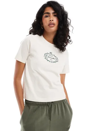Cotton On Cotton On fitted t-shirt in coconut with Versailles print