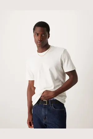 MANGO Premium boxy t-shirt in off white