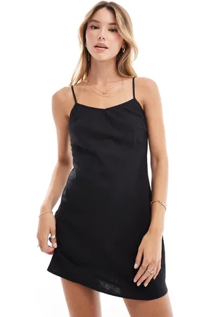 Cotton On Cotton On linen look mini shift dress in