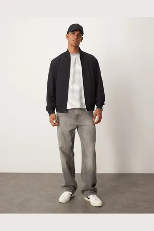 MANGO Zip down comfort bomber in