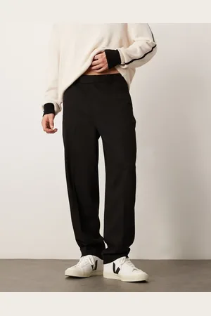 ASOS Smart oversized tapered textured trousers in