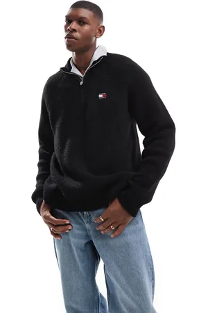 Tommy Hilfiger 1/4 zip badge jumper in