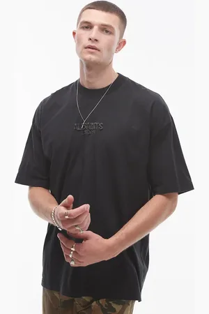 AllSaints Bones logo t-shirt in washed