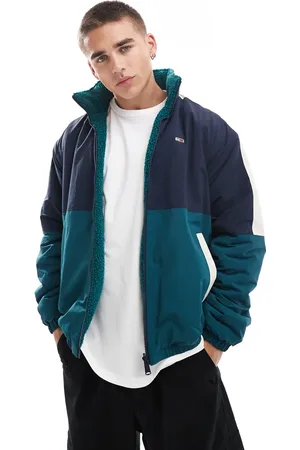 Tommy Hilfiger Reversible teddy jacket in colourblock
