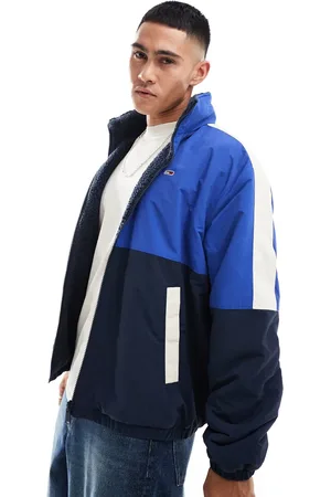 Tommy Hilfiger Reversible teddy jacket in colourblock