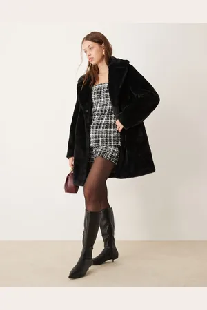 New Look Faux fur coat in