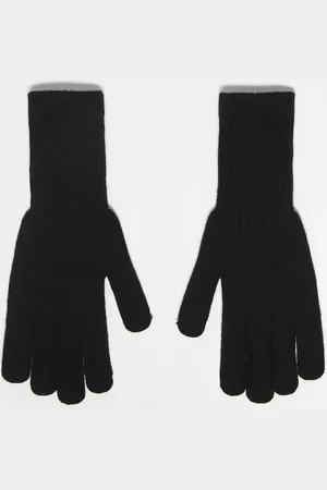 My Accessories Man plain knit touch screen gloves in