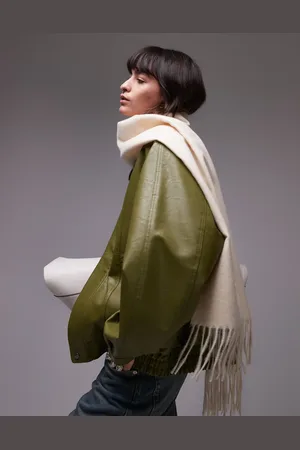 Topshop Simone supersoft blanket scarf in cream