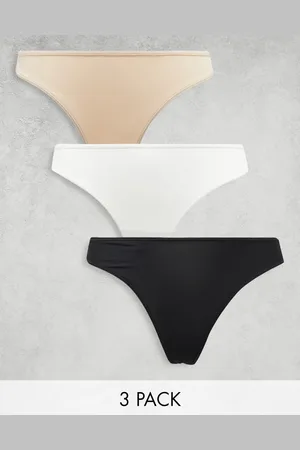 Weekday Cat Seamless 3-pack thong in