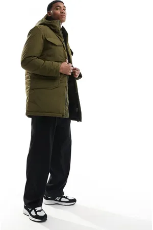 G-Star Vodan longline parka jacket in olive