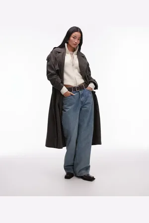 Topshop Heritage belted trench coat in
