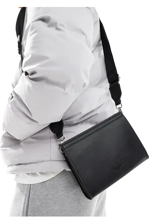 Bershka Faux leather cross body bag in