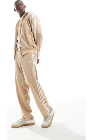 adidas Firebird track pants in beige