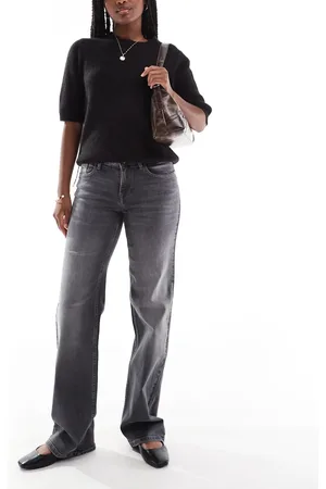 ONLY Judy low rise wide leg jeans in