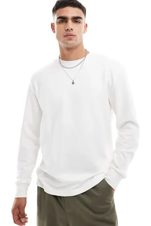 Cotton On Cotton On loose fit rib long sleeve t-shirt in vintage