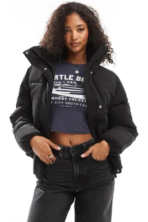 Pull&Bear Padded puffer jacket in