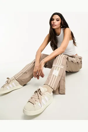 adidas Neutral Court Adibreak track pants in chalky beige