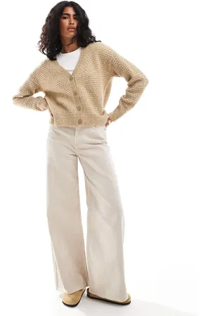 JJXX Textured cardigan in beige