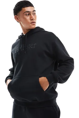 Hollister Varsity tech tech logo hoodie in CO-ORD