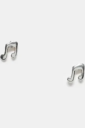Kingsley Ryan Music note stud earrings in sterling