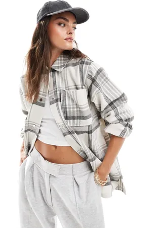 New Look Check shacket in