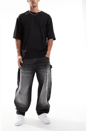 Bershka Baggy carpenter fit jeans in