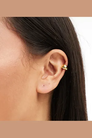 Kingsley Ryan Rounded 10mm ear cuff in gold plated