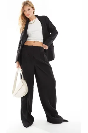 VERO MODA Rita tailored wide leg dad trouser co-ord in