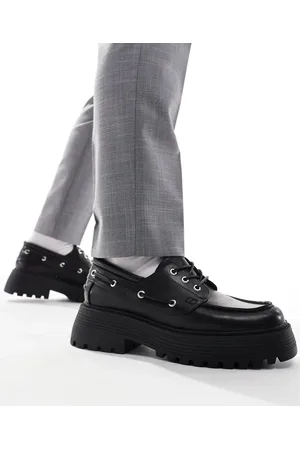 ASOS Chunky lace up boat shoes in