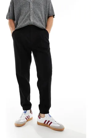 ASOS Tapered smart trousers with jogger cuff in