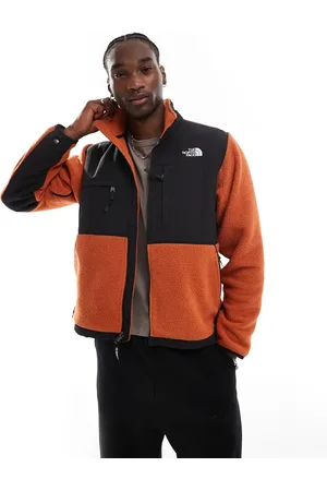 The North Face Retro Denali heavyweight fleece jacket in copper