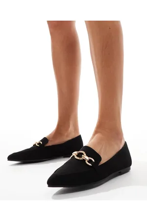 London Rebel Felicity pointed flat shoes in