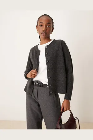 VILA Knitted cardigan in dark