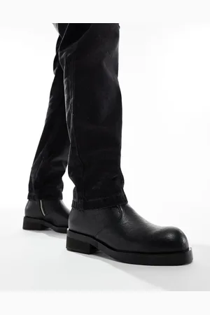 Koi Footwear KOI Fateless stacked biker boots in vintage
