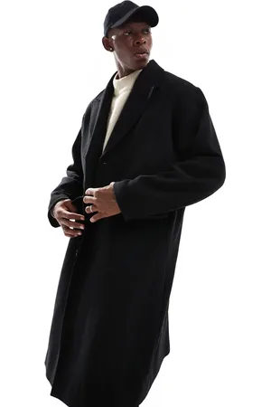Weekday Pavo wool blend long coat in