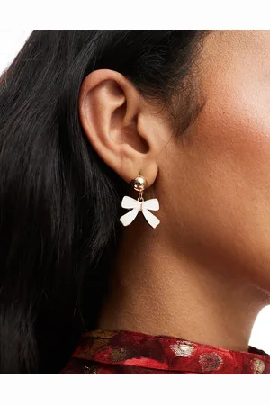 True Decadence Bow drop earrings in