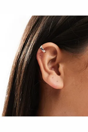 Kingsley Ryan Wave ear cuff in sterling