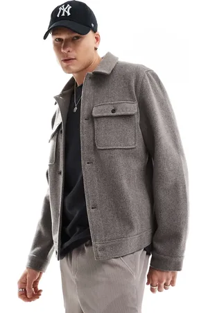 Threadbare Shacket in taupe