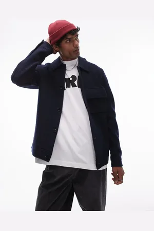 SELECTED Knitted wool overshirt in