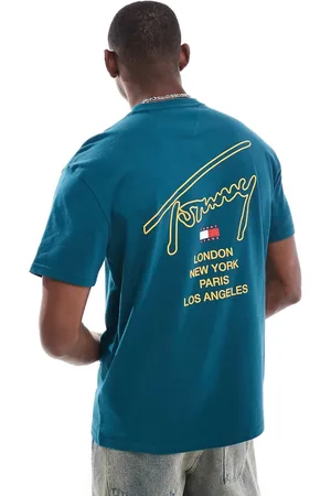 Tommy Hilfiger City signature back print t-shirt in