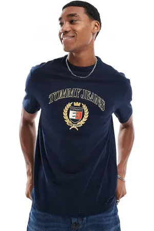 Tommy Hilfiger Gold crest logo t-shirt in