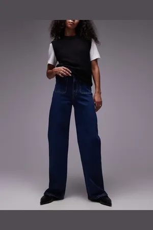 ARKET Lupine high rise wide leg jeans in dark wash