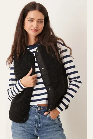 New Look Borg gilet in