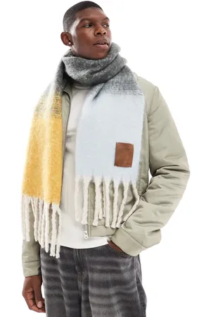 Bershka Check multicoloured scarf in