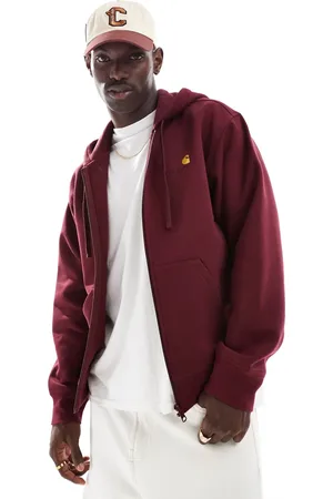 Carhartt American script zip hoodie in