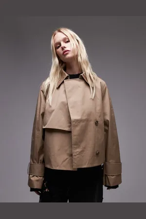 & OTHER STORIES Short trench jacket in beige