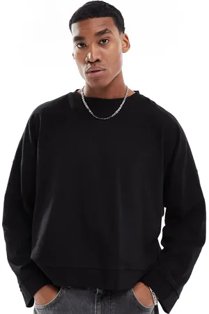 ASOS Extreme oversized boxy sweatshirt with raw edges in