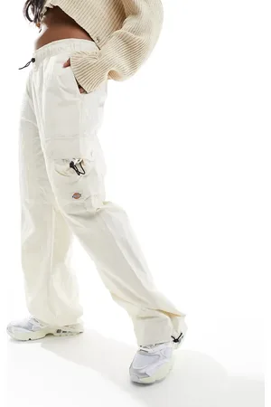 Dickies Jackson nylon cargo trousers in cream