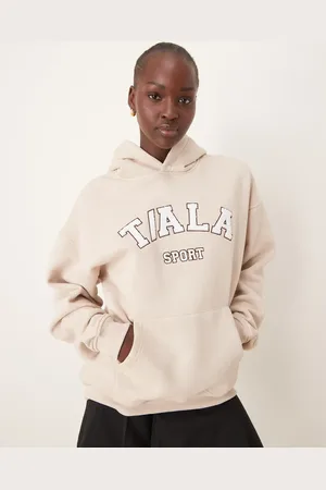 Tala Logo hoodie in beige