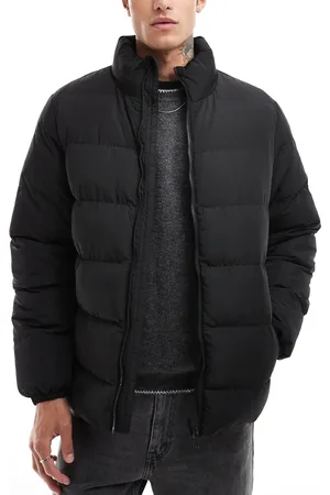 Threadbare Funnel neck puffer jacket in